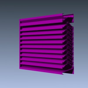 SP437 4 Inch Storm Performance Louvers