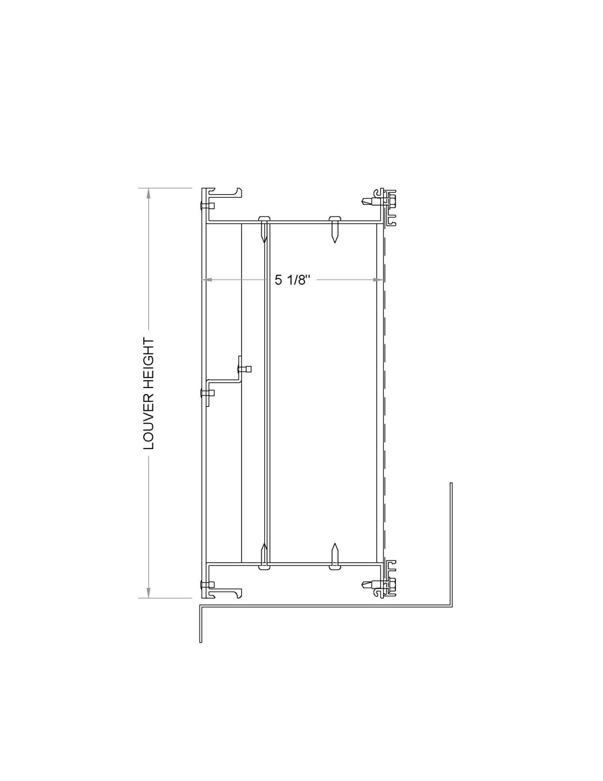 P501 Cross Section - Industrial Louvers, Inc Industrial Louvers, Inc